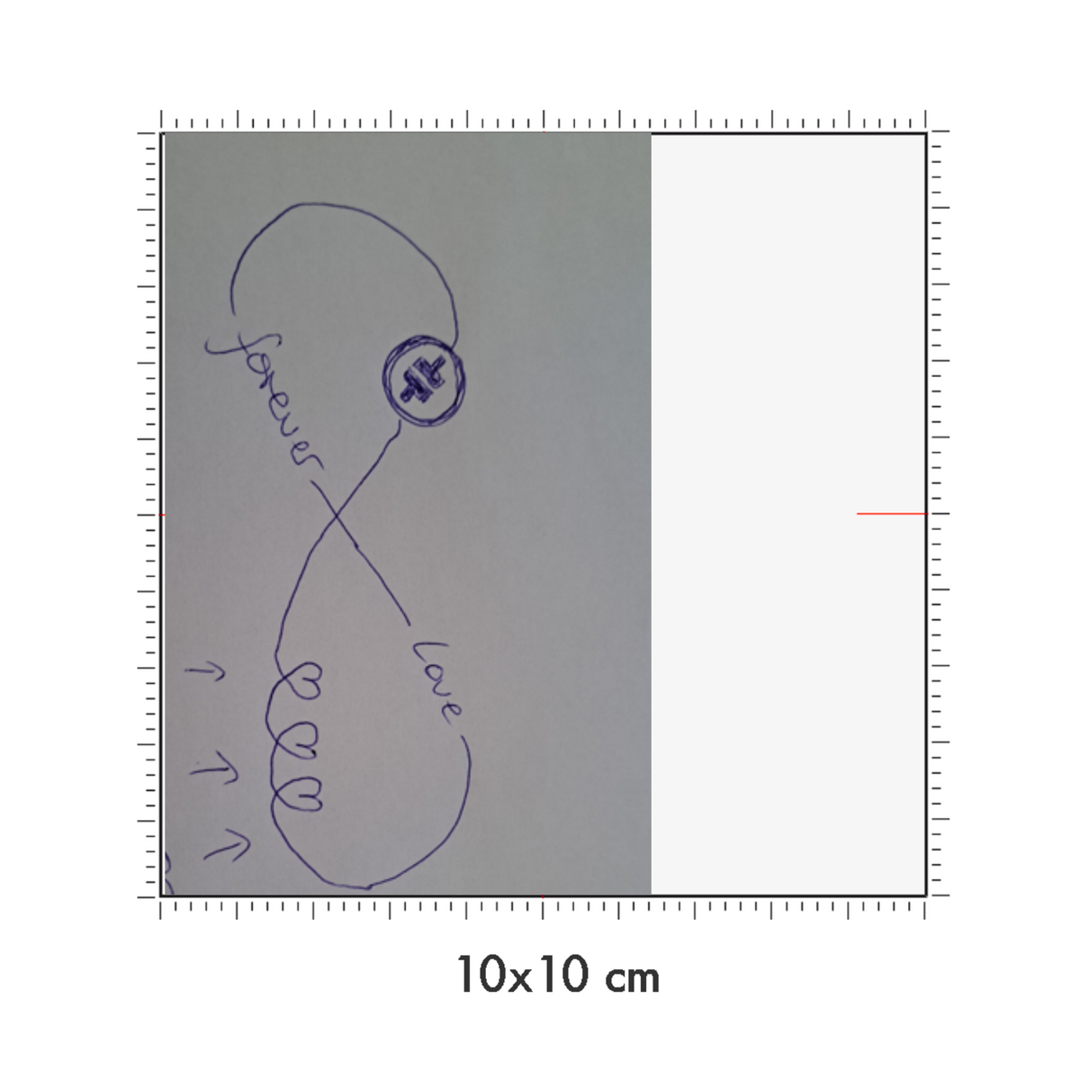 10 x 10 cm