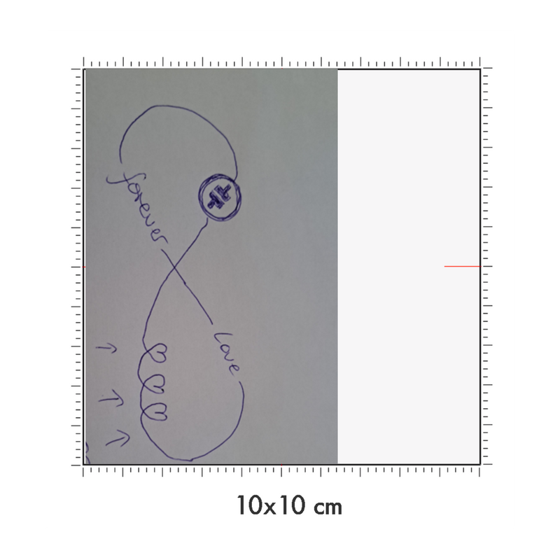 10 x 10 cm