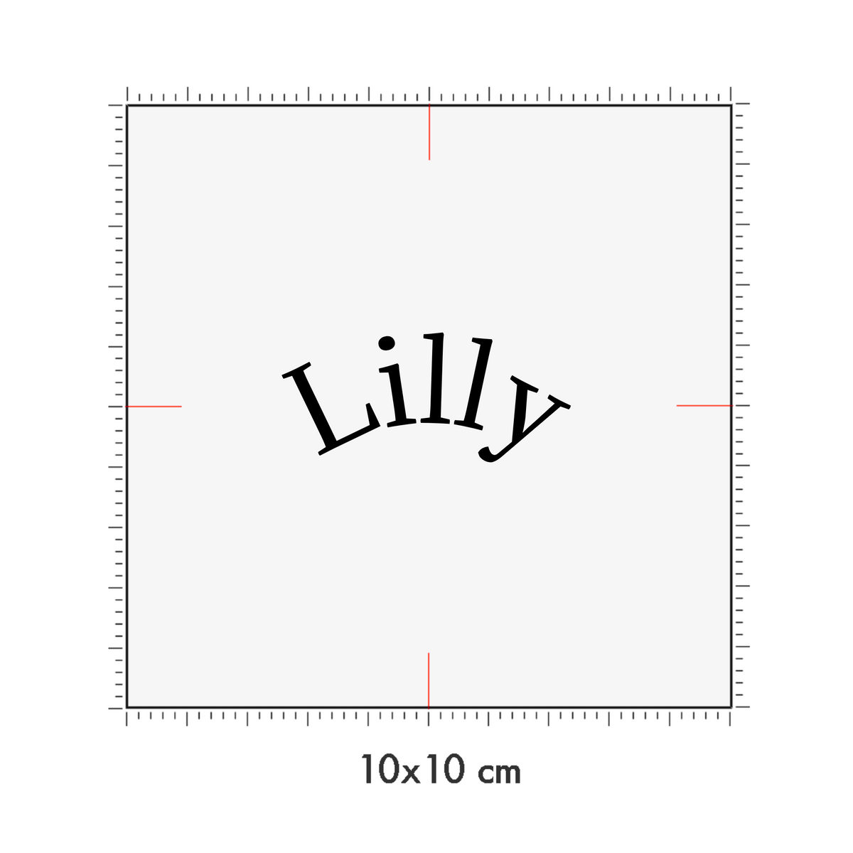 10 x 10 cm