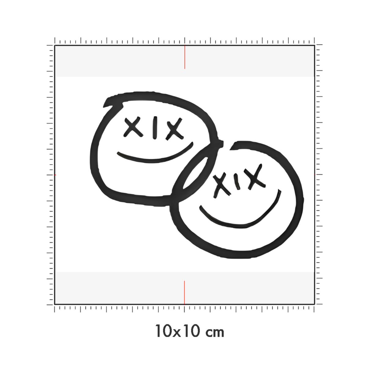 10 x 10 cm