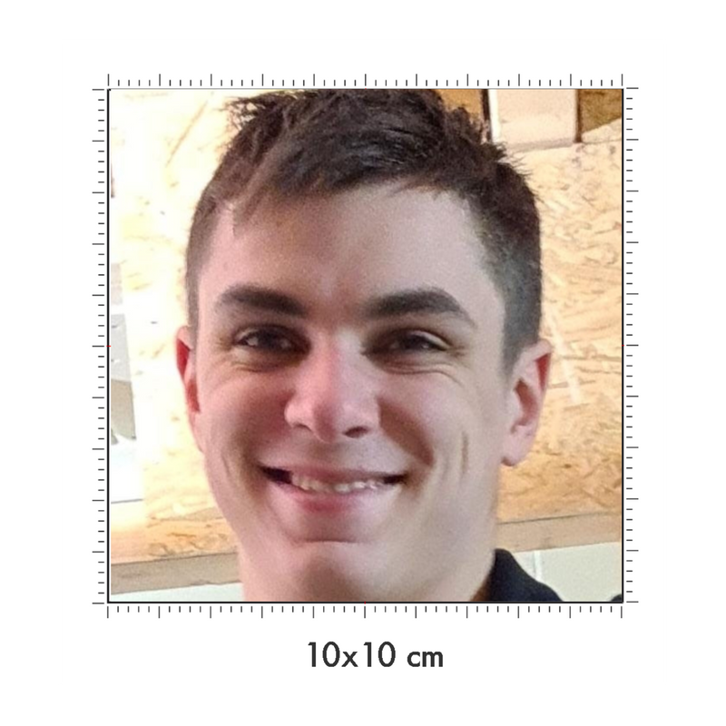 10 x 10 cm
