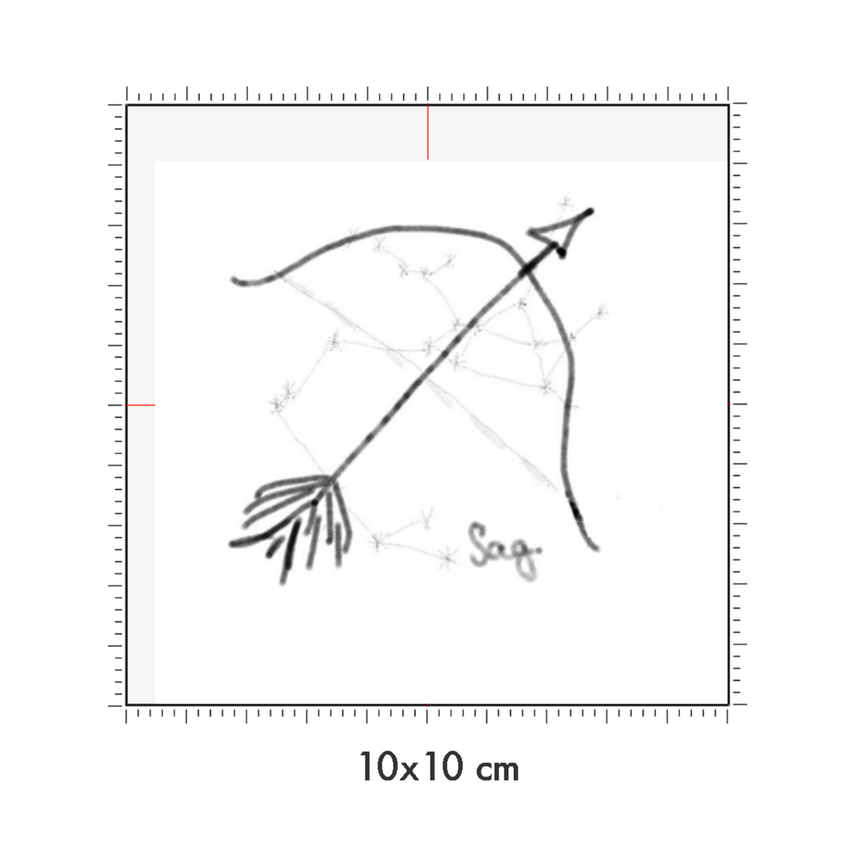 10 x 10 cm
