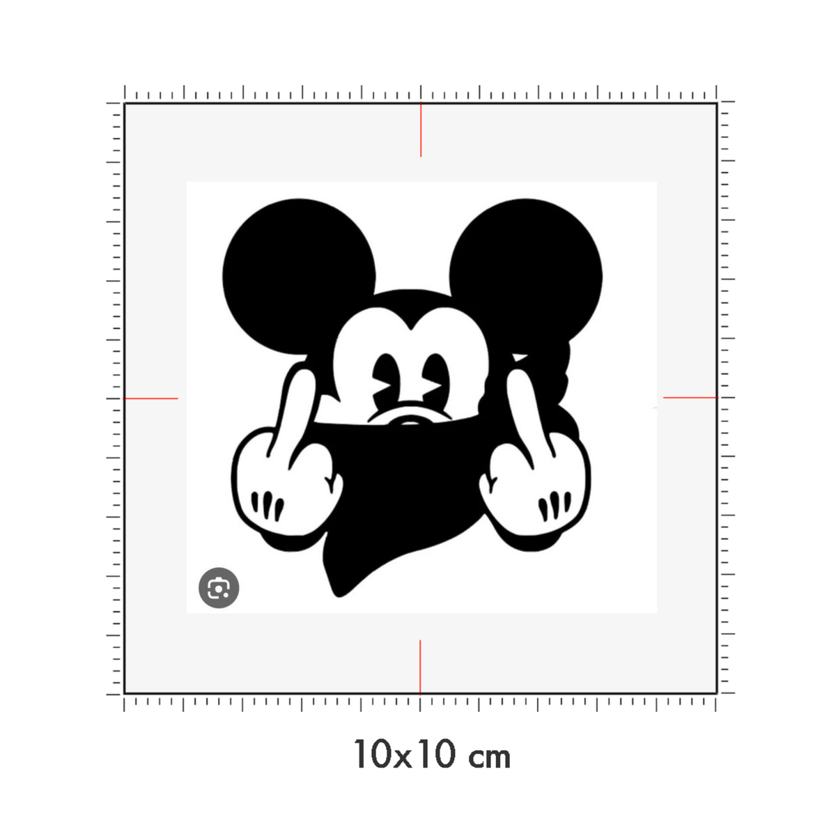 10 x 10 cm