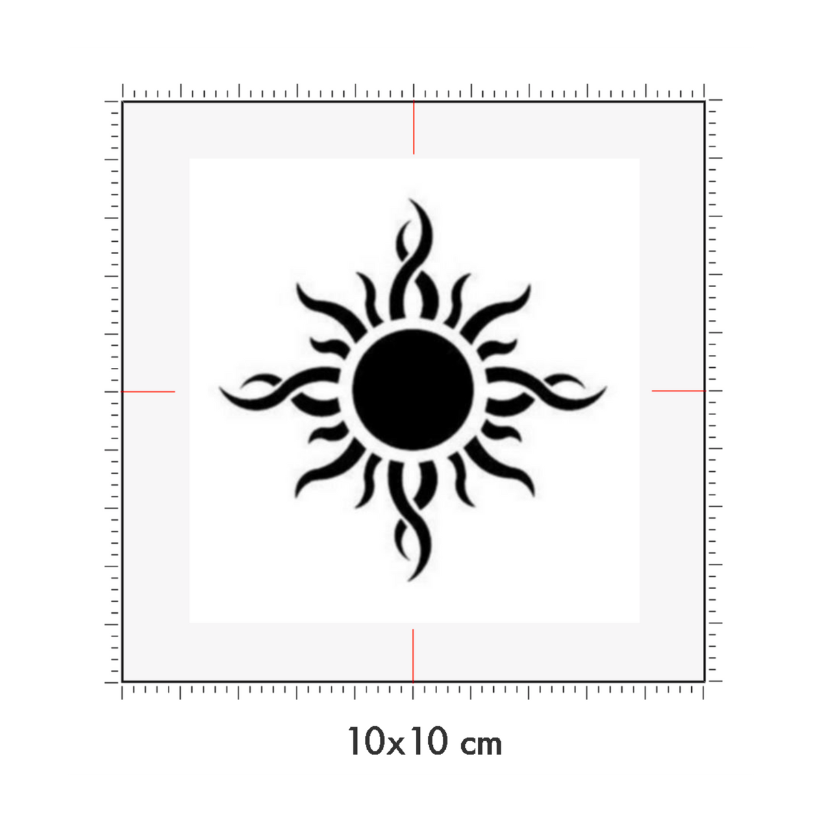 10 x 10 cm