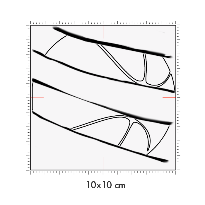 10 x 10 cm
