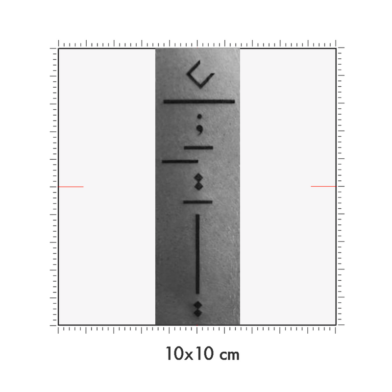 10 x 10 cm