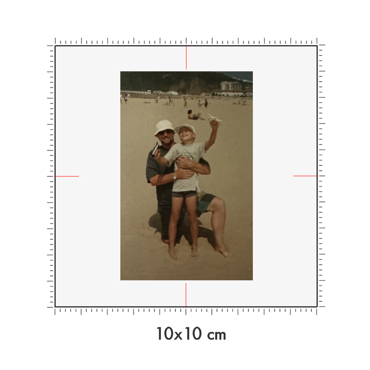 10 x 10 cm