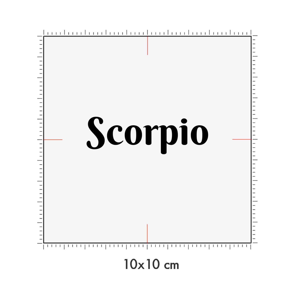 10 x 10 cm