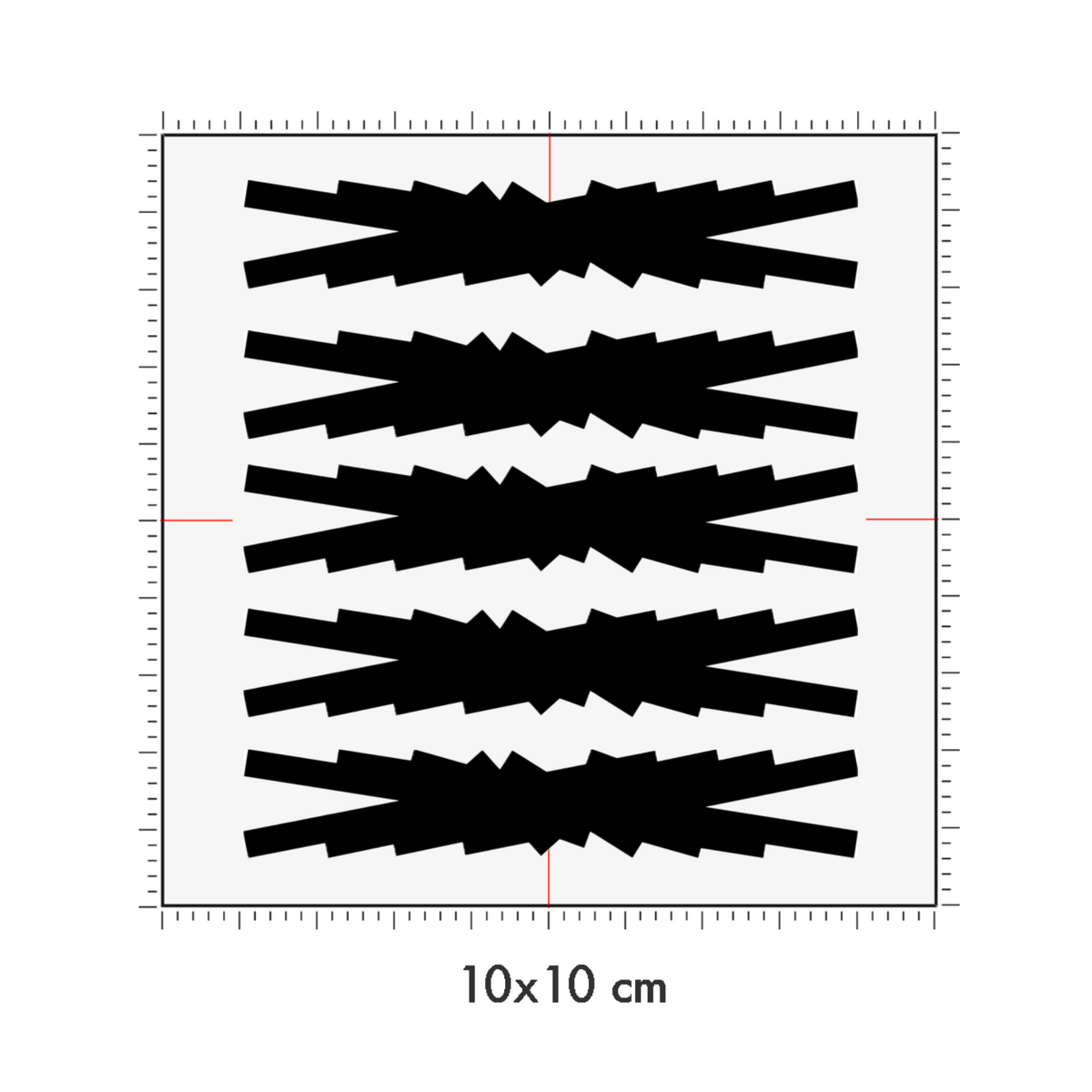 10 x 10 cm
