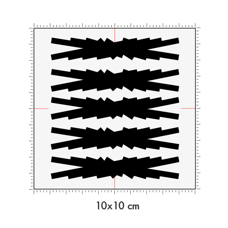 10 x 10 cm