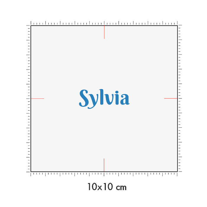 10 x 10 cm