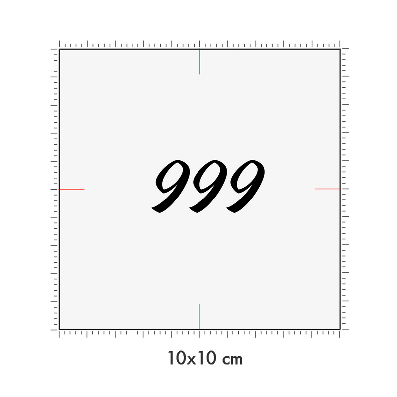 10 x 10 cm